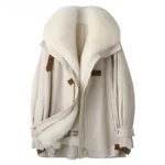 Rex Rabbit Fur Coat 2025 Real Fur Parka Women Winter Clothes Fox Fur Collar Mid-length Coats for Woman Шуба Женская